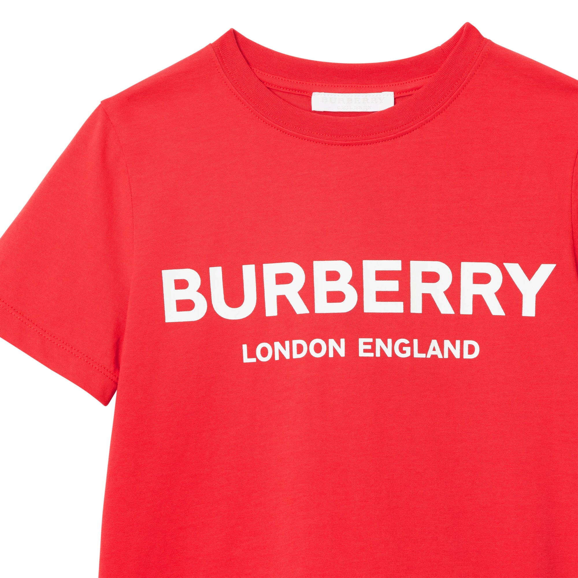 T-shirt en coton avec logo - Bright Red