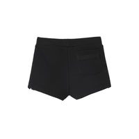 Short à cordon de serrage en coton avec logo - Black