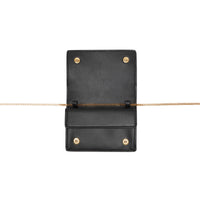 Porte-cartes en cuir Monogram avec sangle amovible - Black