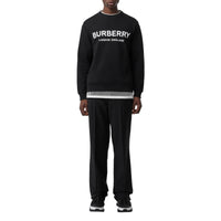 Sweat-shirt en coton avec logo - Black