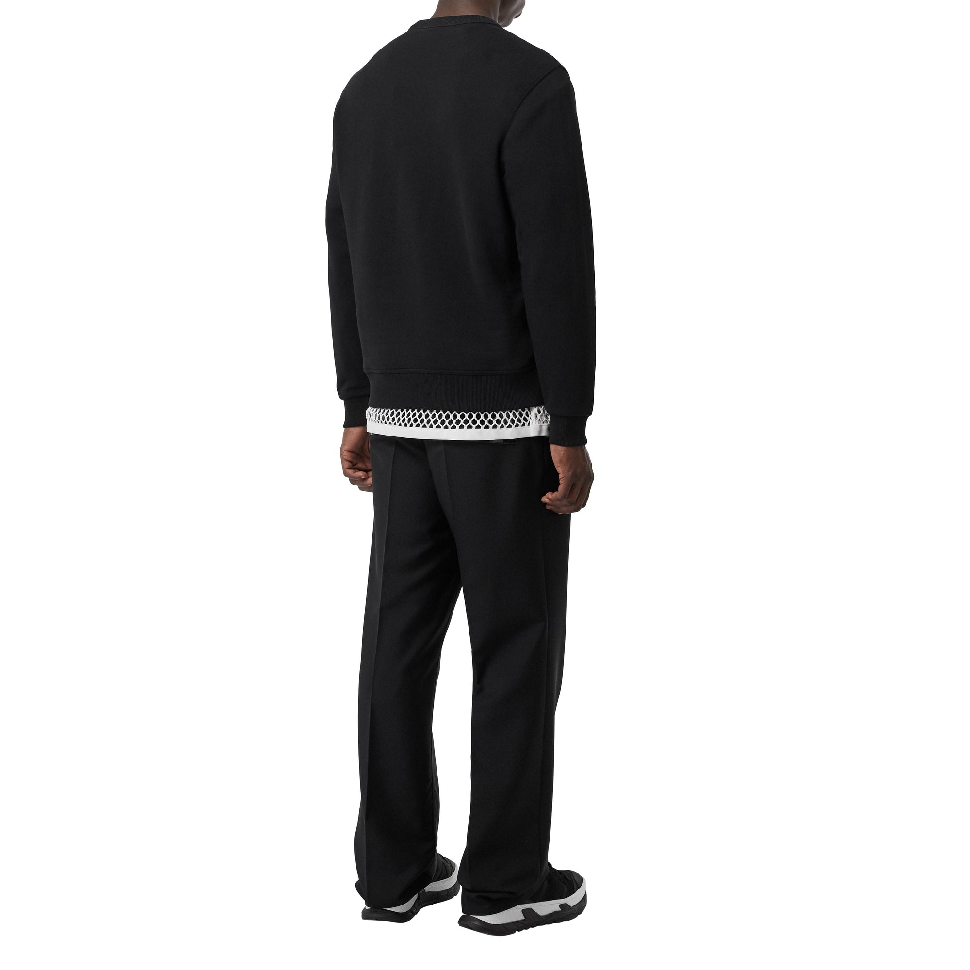 Sweat-shirt en coton avec logo - Black