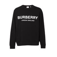 Sweat-shirt en coton avec logo - Black