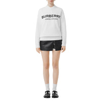 Sweat-shirt en coton avec logo - White