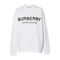 Sweat-shirt en coton avec logo - White
