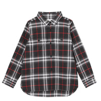 Chemise en coton Vintage check - Black