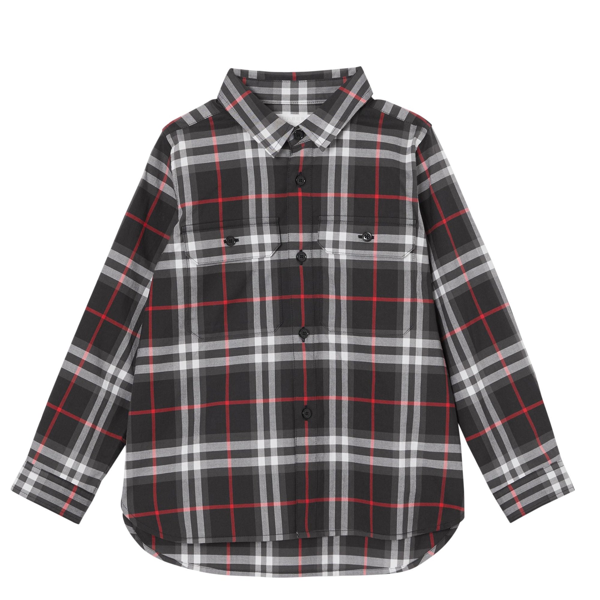 Chemise en coton Vintage check - Black