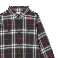 Chemise en coton Vintage check - Black