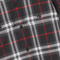 Chemise en coton Vintage check - Black