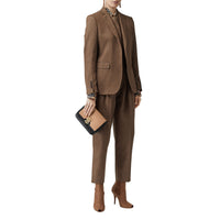 Petit sac TB en cuir - Light Camel & Black