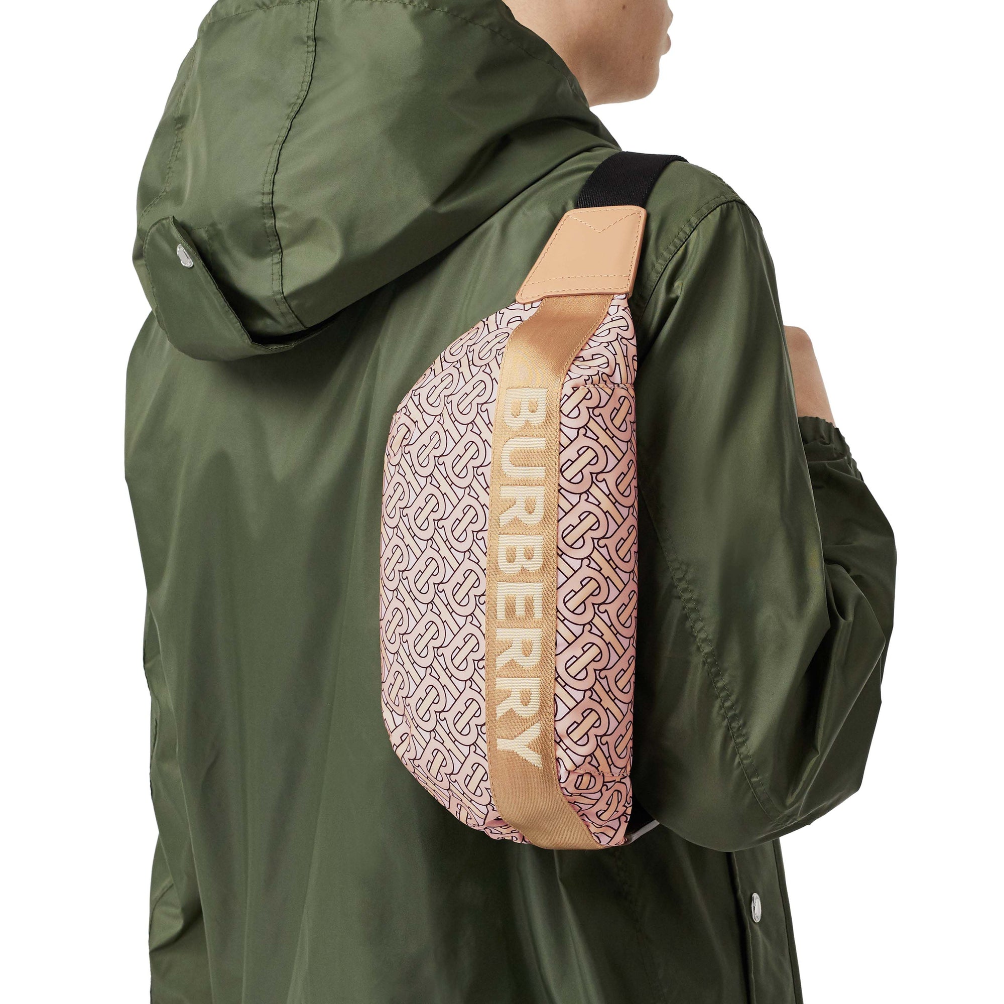 Sac banane moyen Monogram - Blush