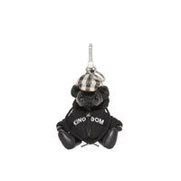 Bijou porte-clés Thomas Bear avec haut à capuche en cuir - Black
