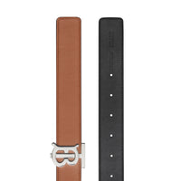 Ceinture réversible en cuir Monogram - Malt Brown & Black