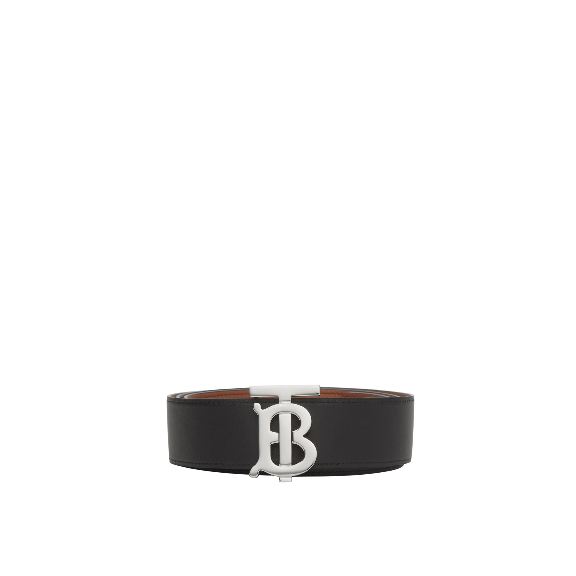 Ceinture réversible en cuir Monogram - Malt Brown & Black
