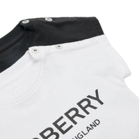 Coffret cadeau 4 pièces pour bébé avec logo imprimé - Black & White
