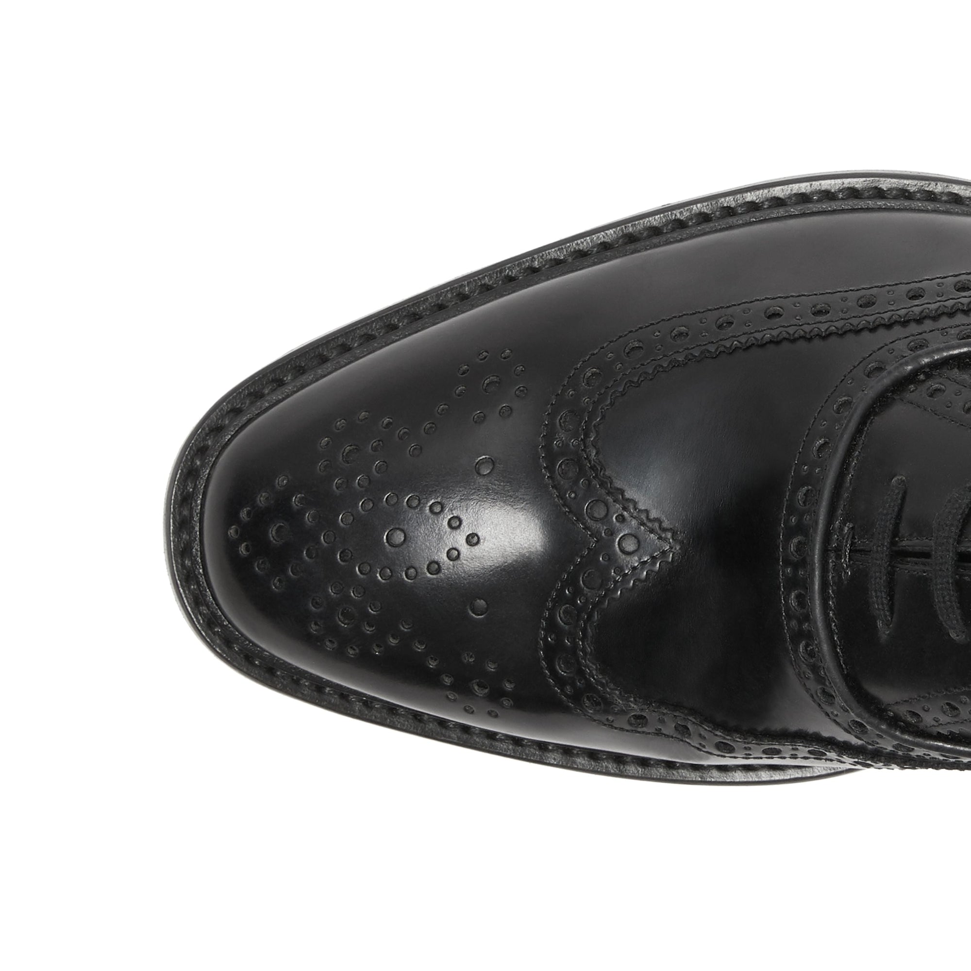 Richelieus Oxford en cuir - Black