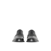 Richelieus Oxford en cuir - Black