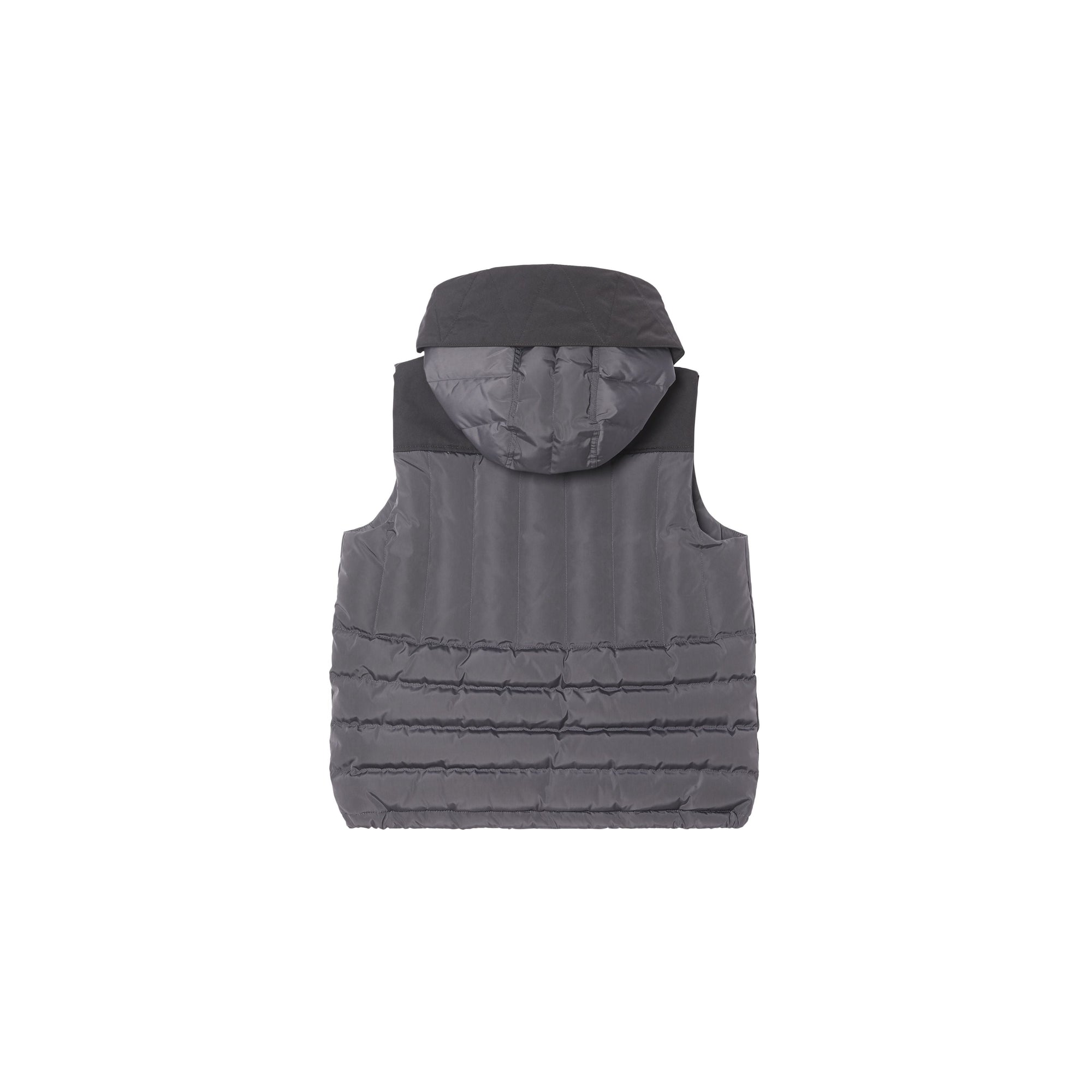 Doudoune sans manches rembourrée à capuche - Dark Charcoal