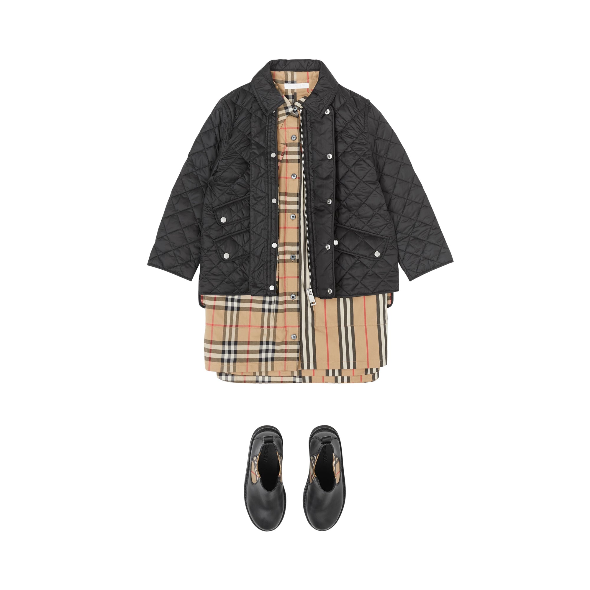 Veste légère matelassée - Black
