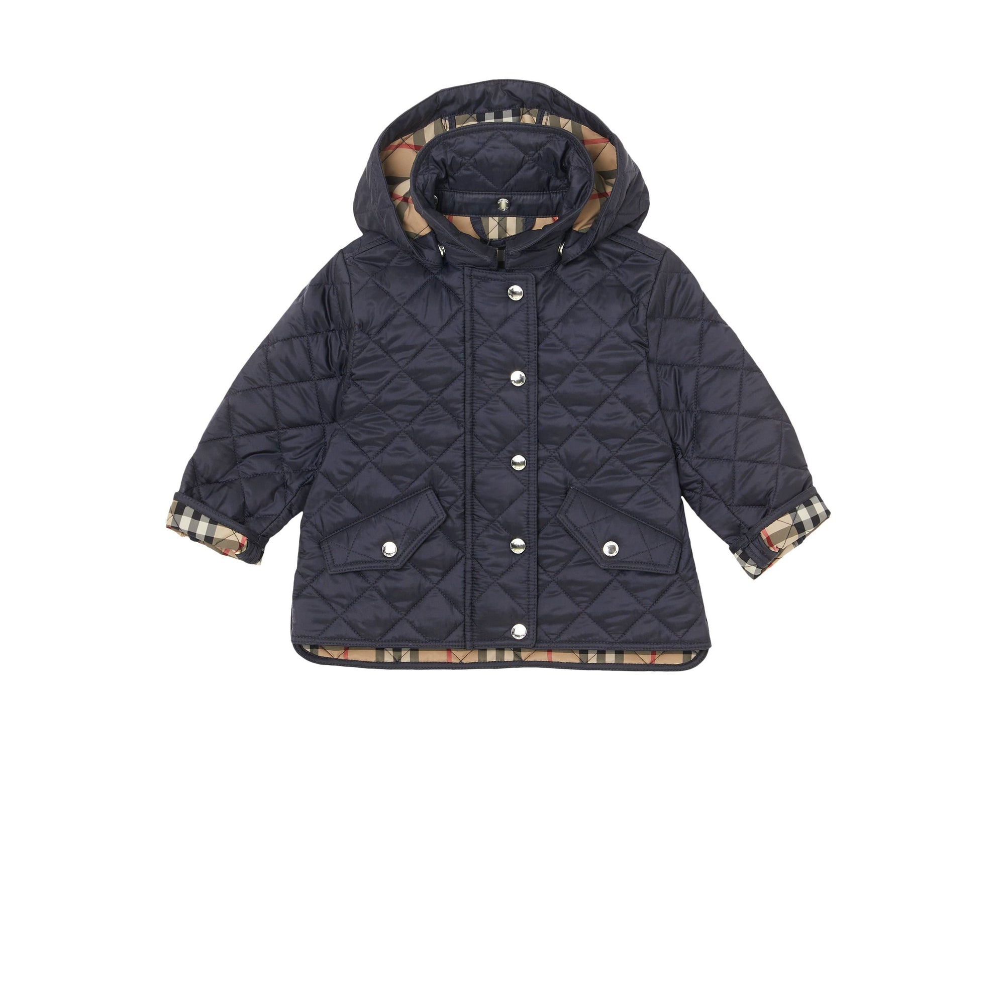 Veste matelassée avec capuche amovible - Navy