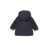 Veste matelassée avec capuche amovible - Navy