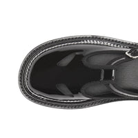 Salomés en cuir verni - Black