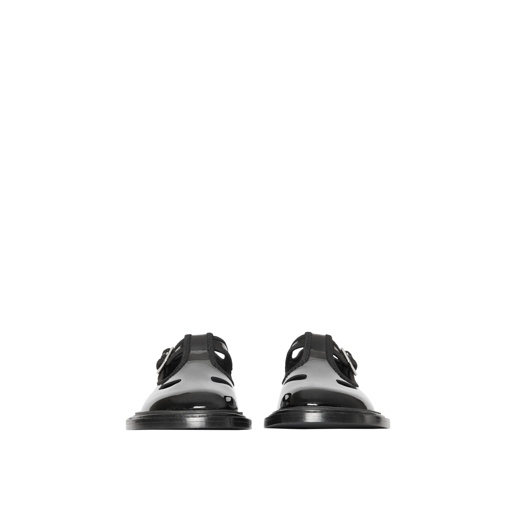 Salomés en cuir verni - Black