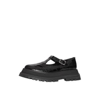 Salomés en cuir embossé - Black