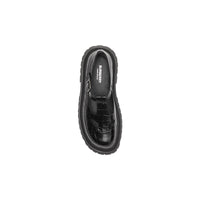Salomés en cuir embossé - Black