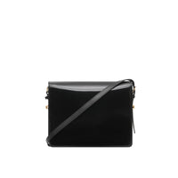 Grand sac Grace en cuir verni - Black