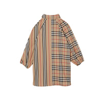 Robe chemise en coton à rayures iconiques et Vintage check - Archive Beige