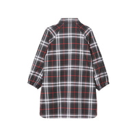 Robe chemise en coton Vintage check - Black