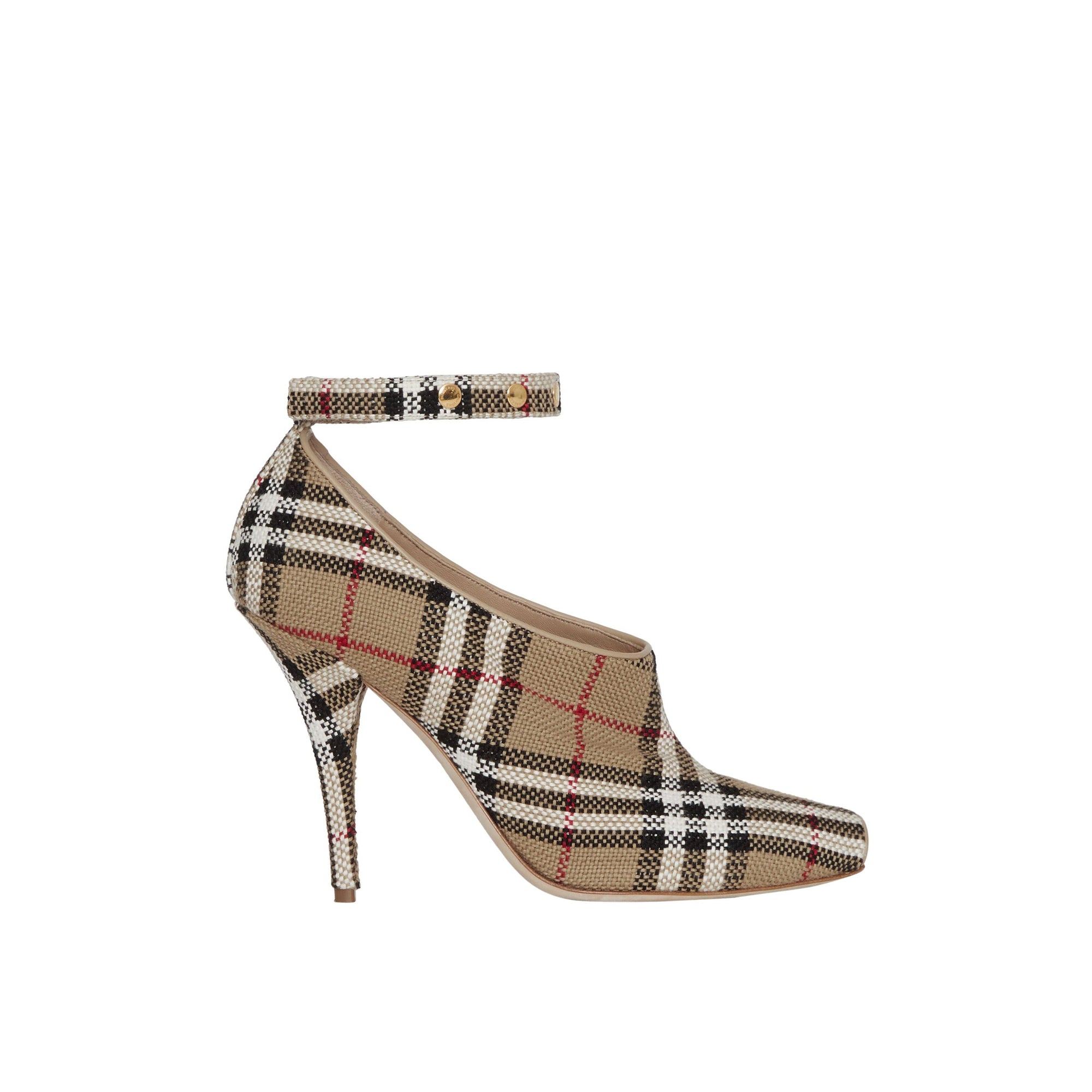 Escarpins à bout ouvert Vintage check - Archive Beige
