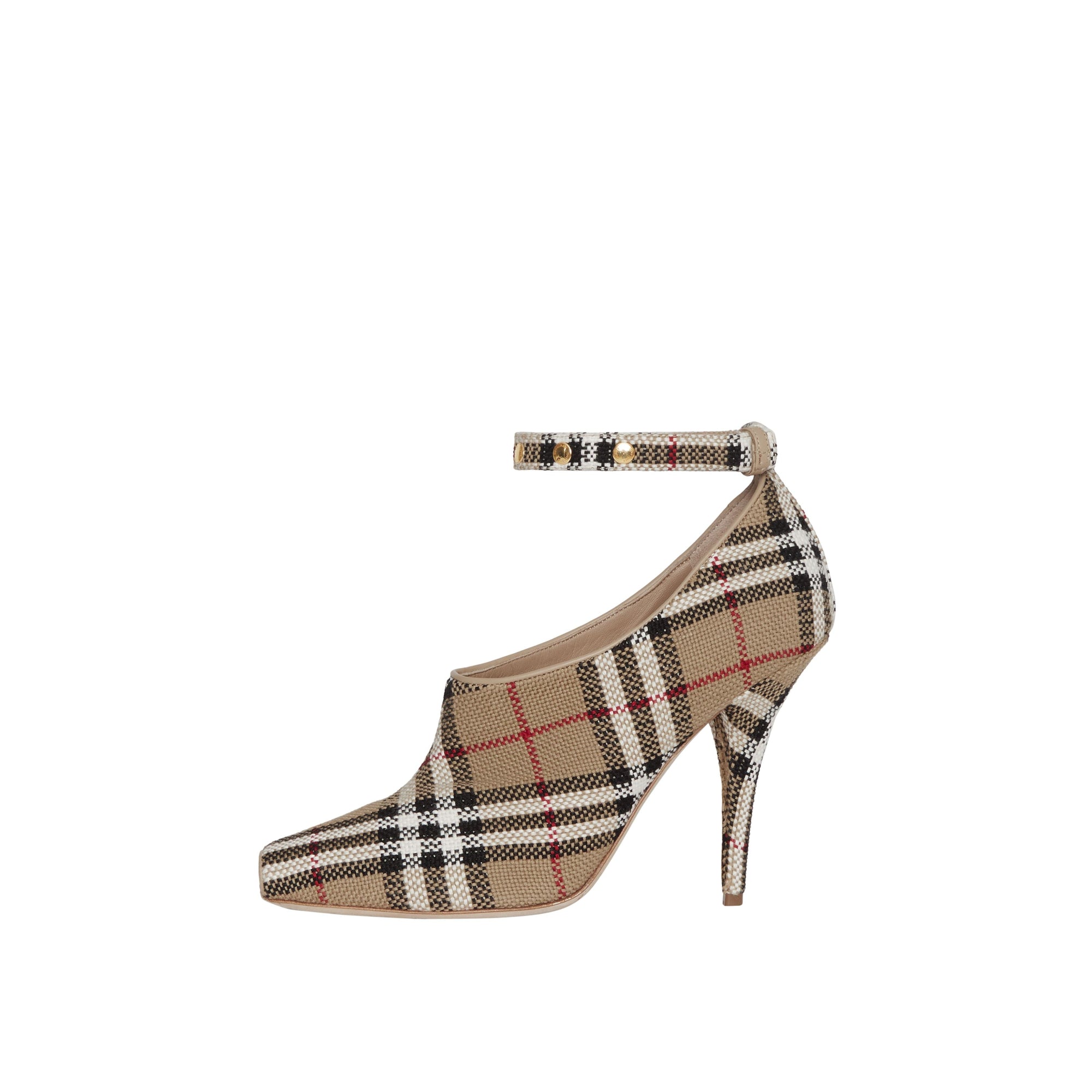 Escarpins à bout ouvert Vintage check - Archive Beige