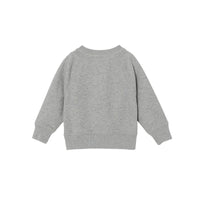 Sweat-shirt en coton avec logo - Grey Melange