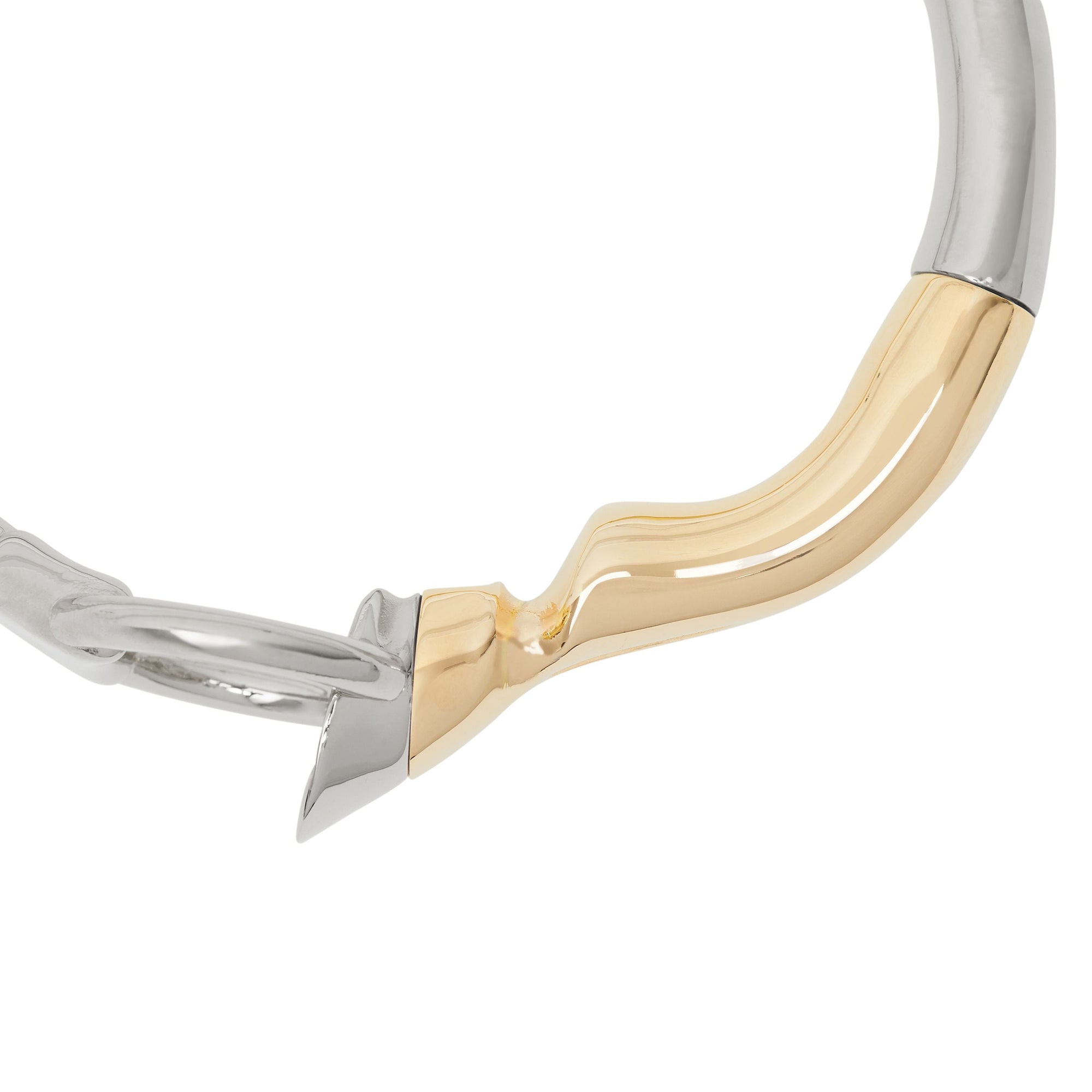 Bracelet sabot plaqué or et palladium - Rose Gold & Light Gold