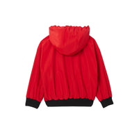 Veste à capuche réversible avec rayures iconiques - Bright Red