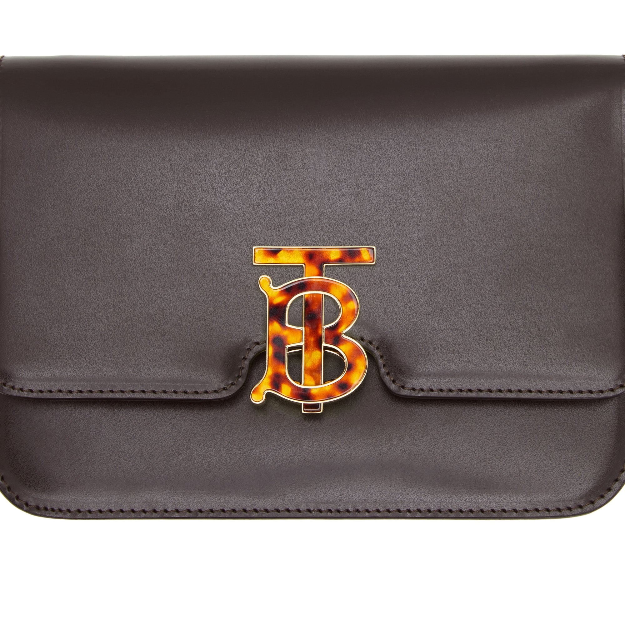Petit sac TB en cuir - Coffee