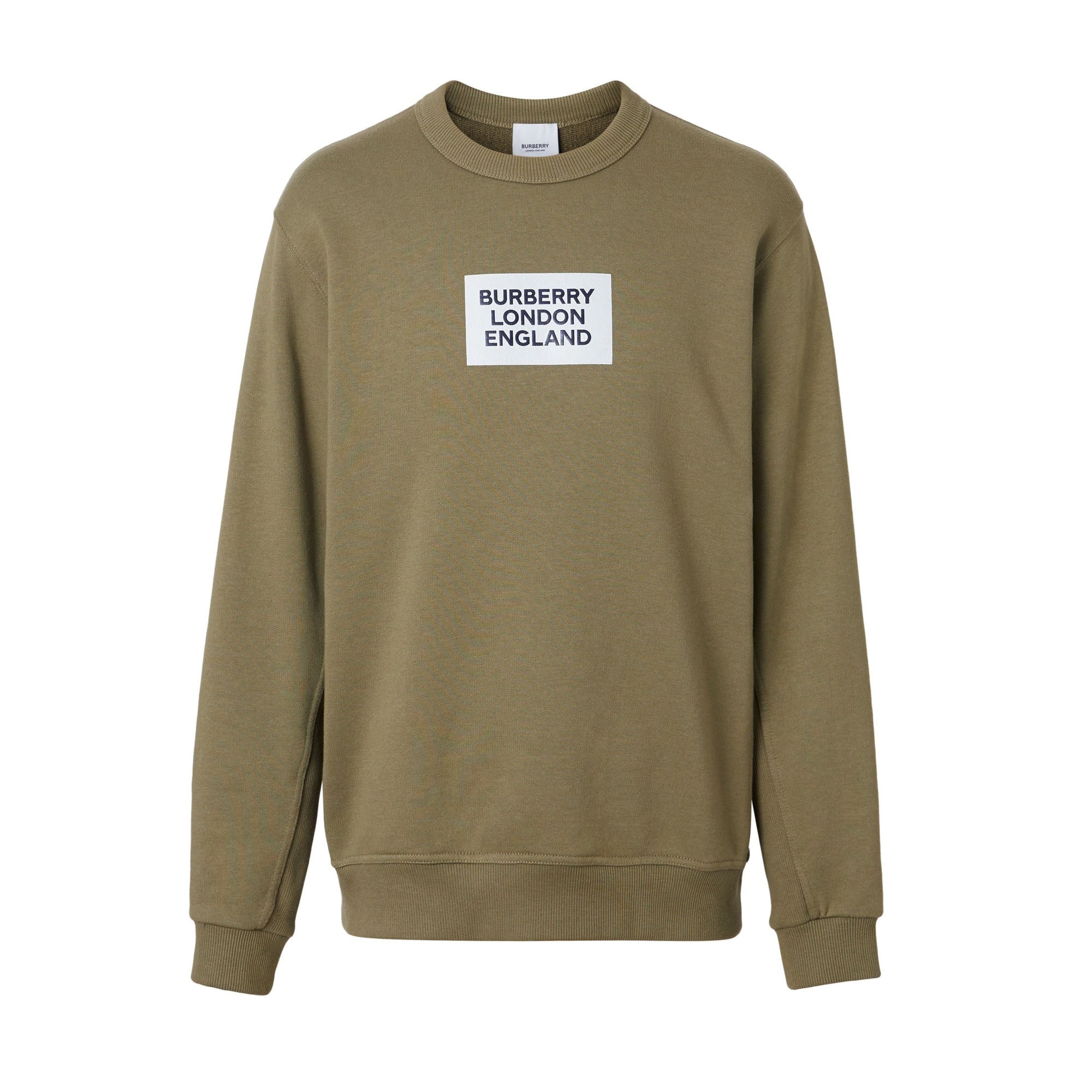 Sweat-shirt en coton avec logo - Dark Moss