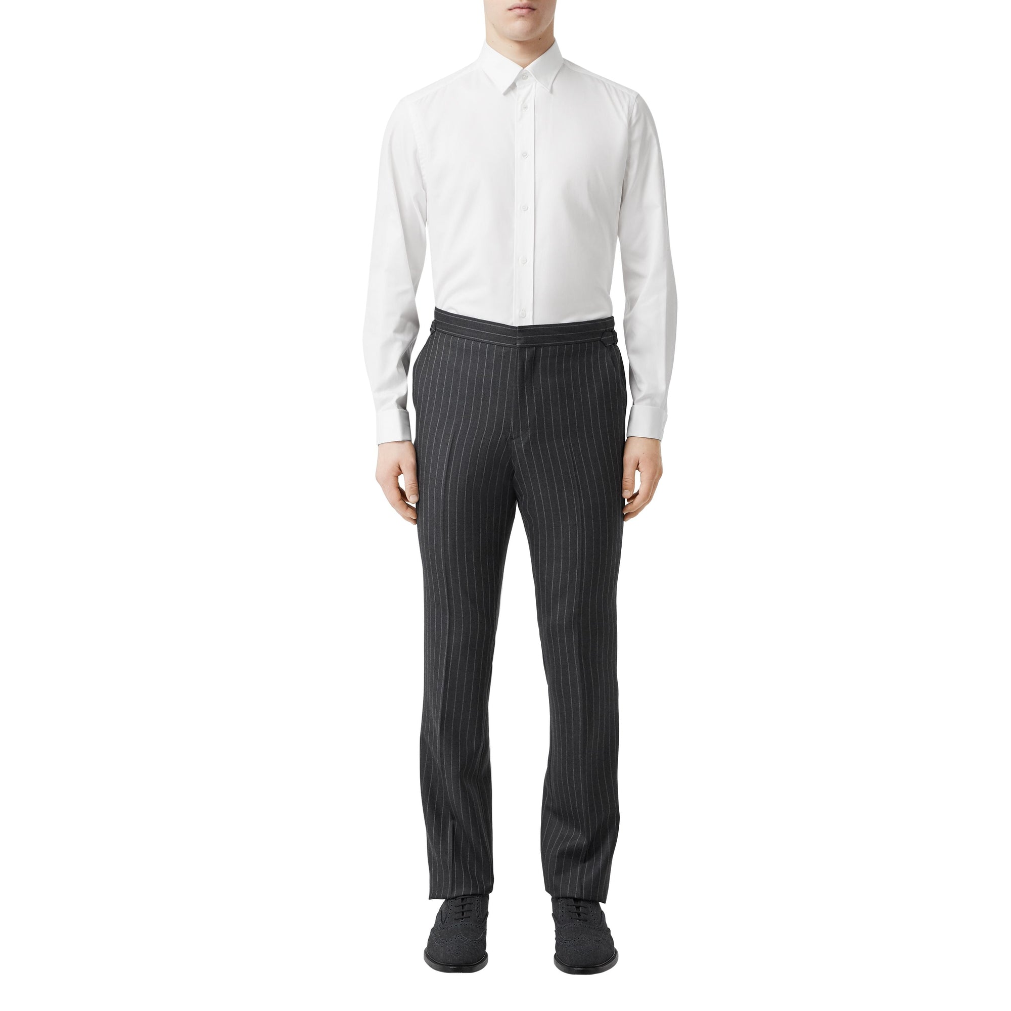 Chemise Oxford classique en coton Monogram - White