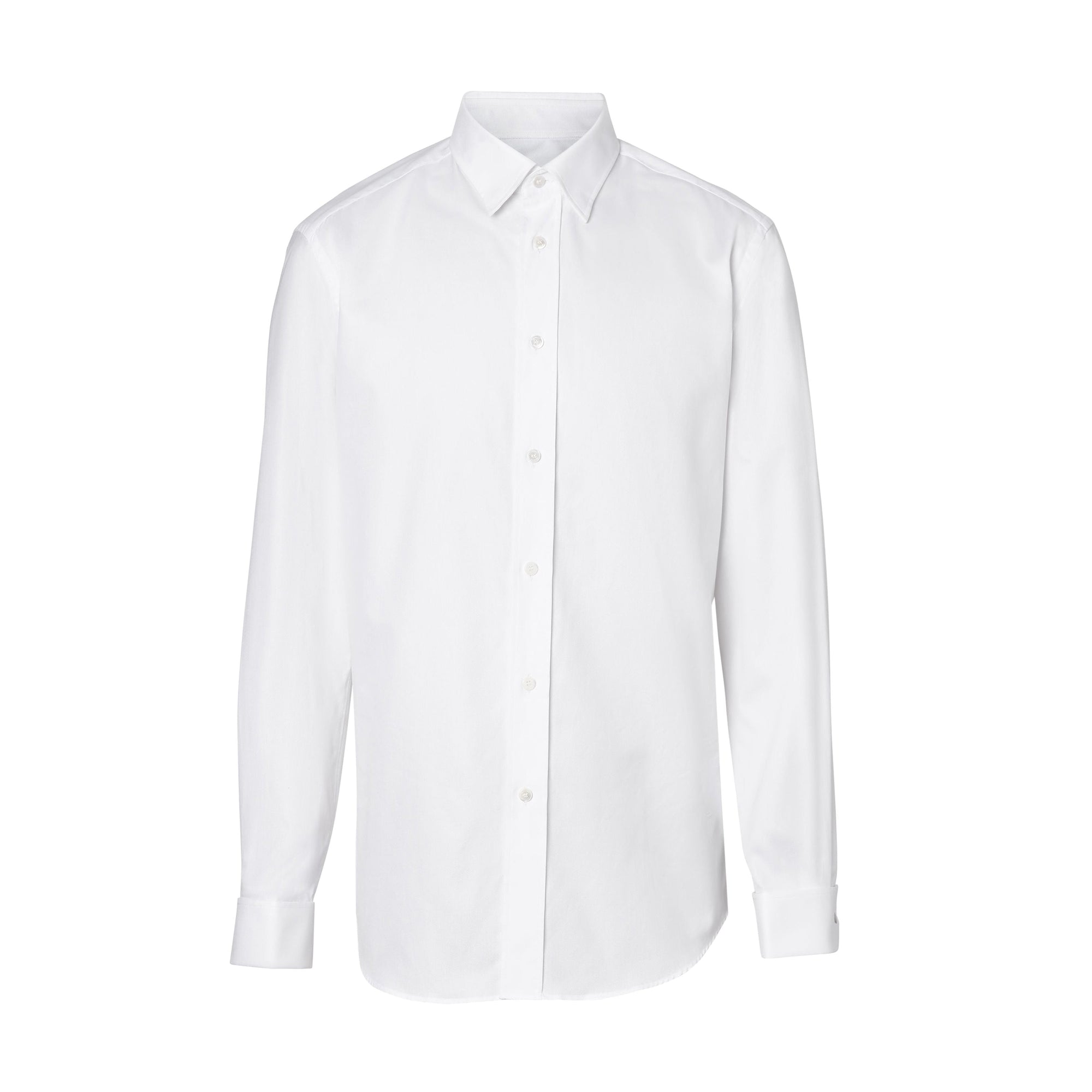 Chemise Oxford classique en coton Monogram - White