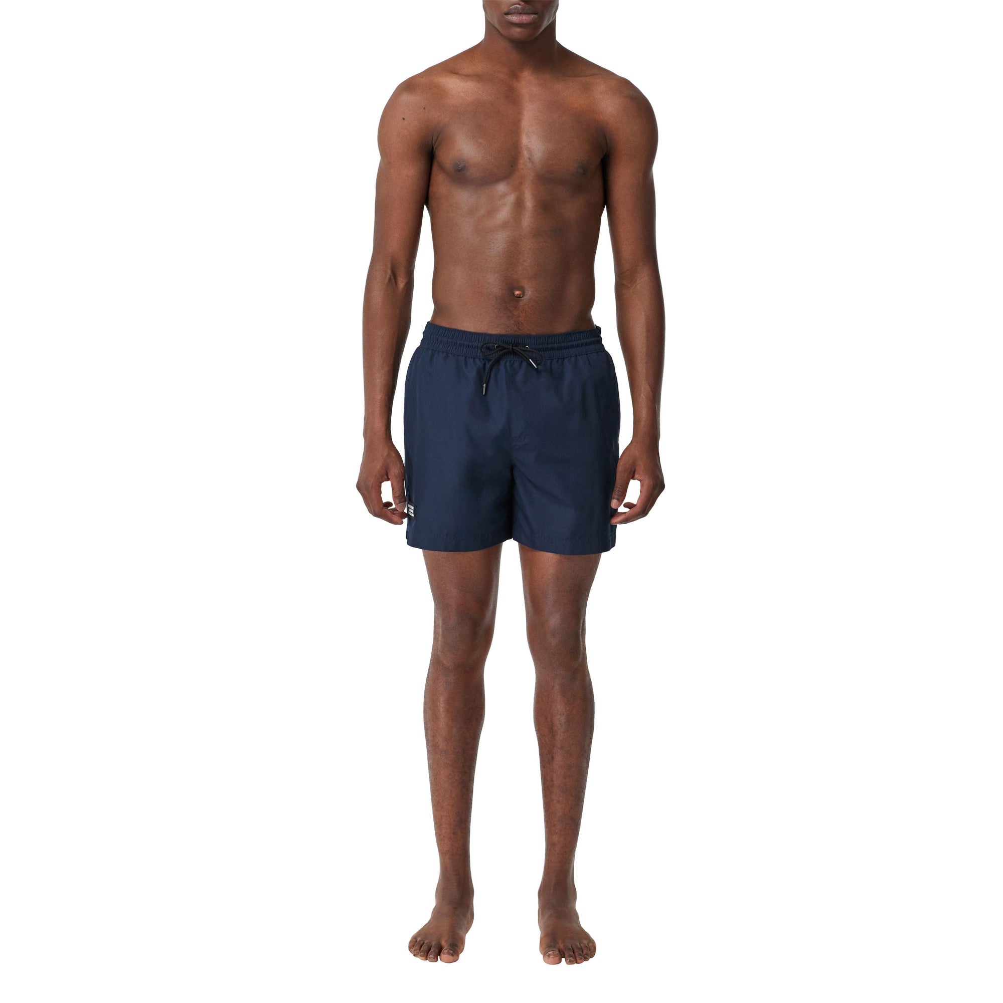 Short de bain à cordon de serrage avec logo - True Navy