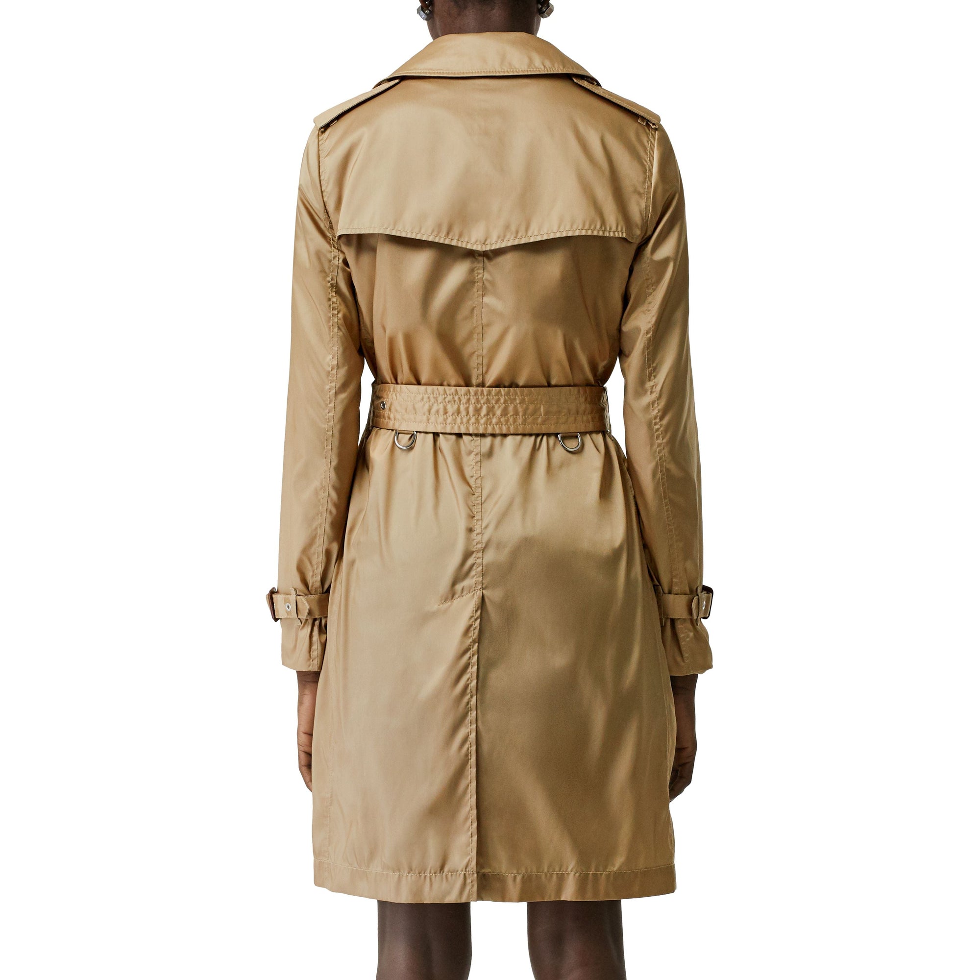 Trench en Econyl® avec capuche amovible - Honey