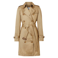 Trench en Econyl® avec capuche amovible - Honey