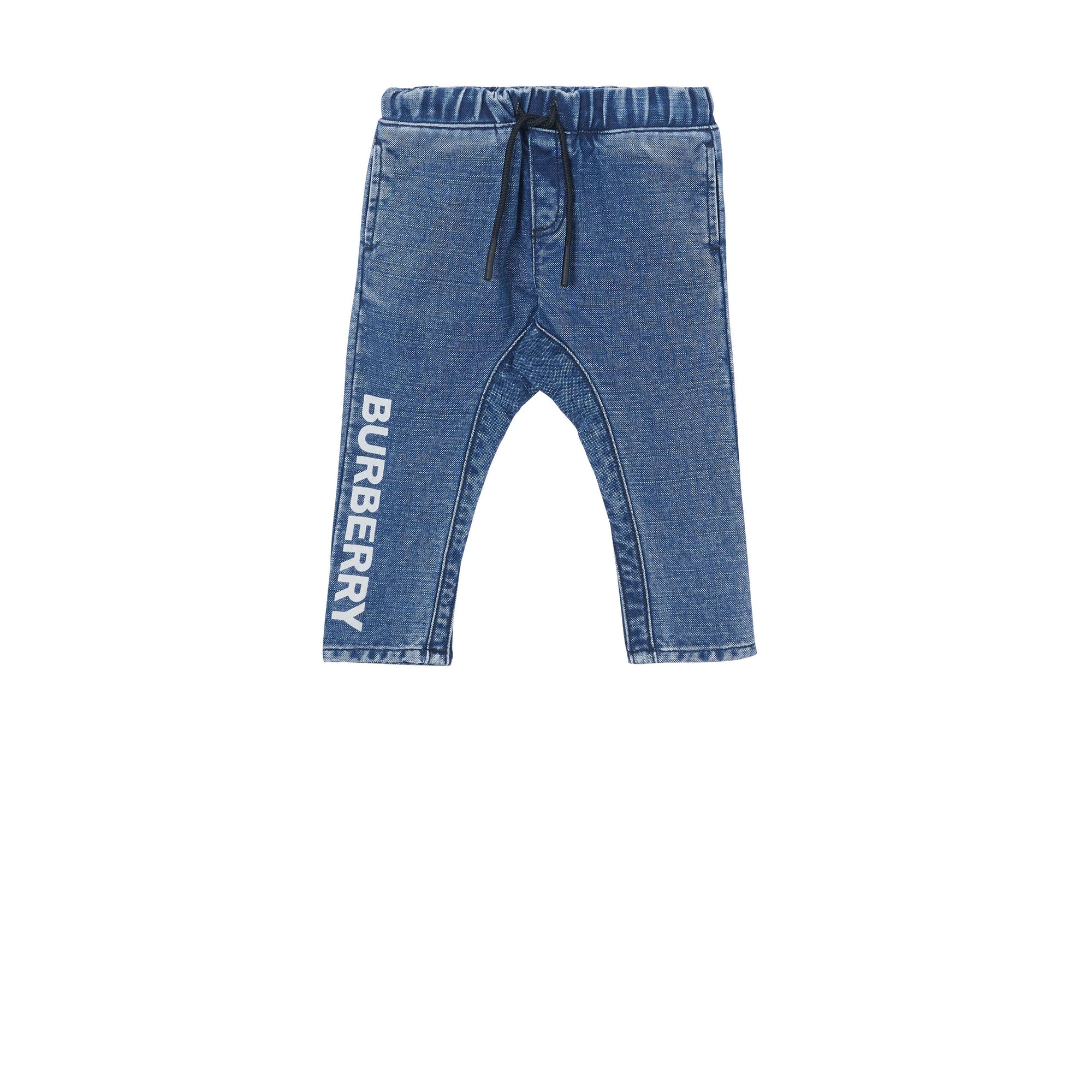 Jean en denim japonais avec logo - Indigo