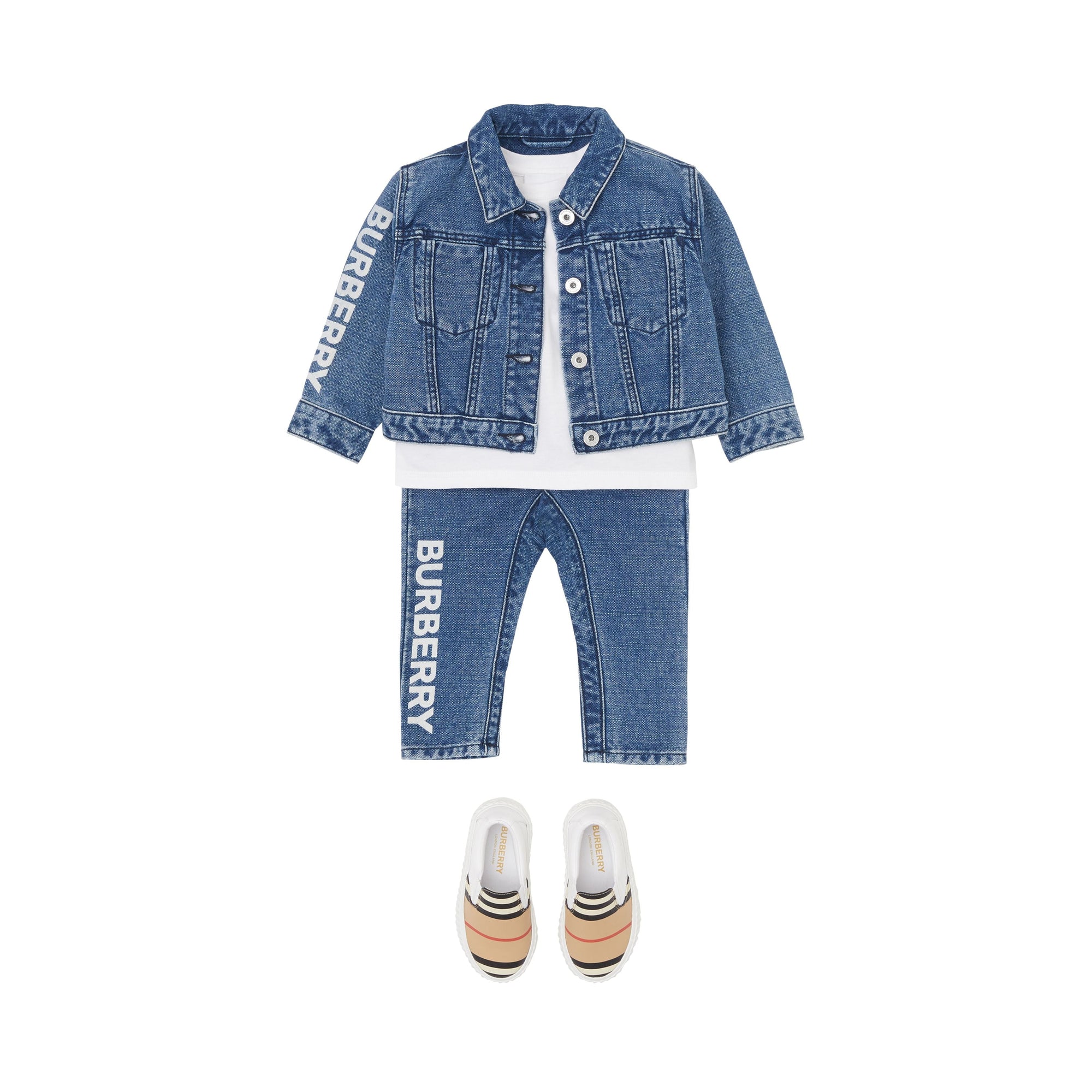 Jean en denim japonais avec logo - Indigo