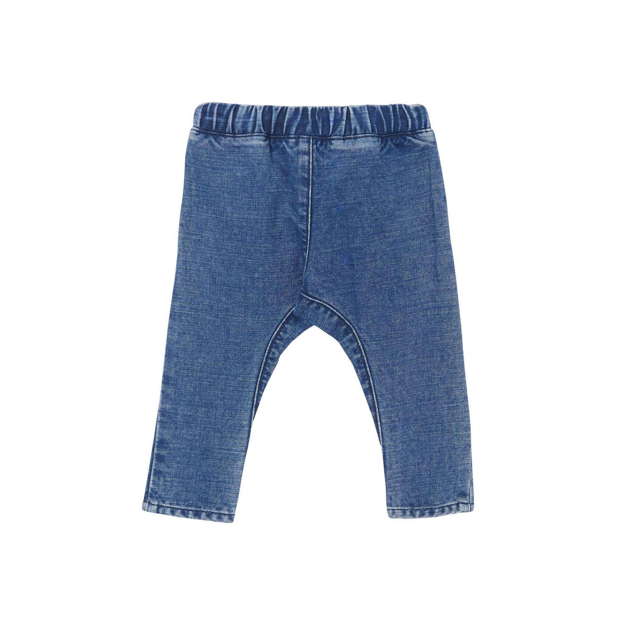 Jean en denim japonais avec logo - Indigo