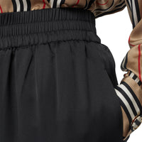 Pantalon en satin de soie - Black
