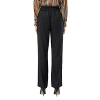 Pantalon en satin de soie - Black