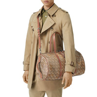 Sac polochon en nylon et cuir Monogram - Camo Brown