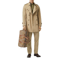 Sac polochon en nylon et cuir Monogram - Camo Brown